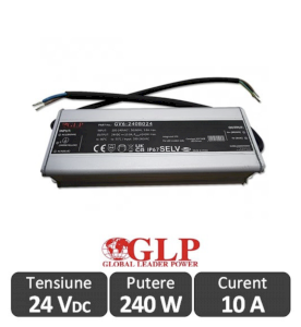 Sursa alimentare GLP LED 240W 10A 24V IP67