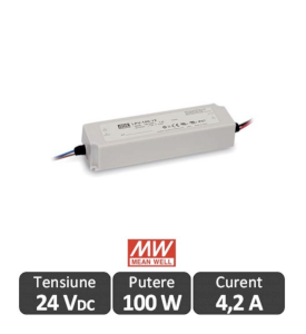 Sursa alimentare LED 100W 24V IP67