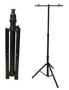 Trepied Metalic pentru Proiectoare LED cu Bară Transversală 157cm Optonica