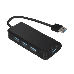 Hub USB 3.0 Optonica 4 Porturi Type-A Negru pentru PC și Laptop