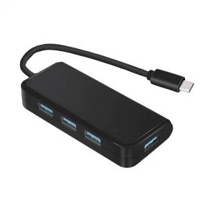 HUB USB 3.0 Type-C la 4 Porturi USB 3.0 Optonica Negru