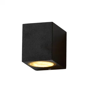 Aplică LED Perete GU10 Aluminiu Negru 35W IP54 Optonica
