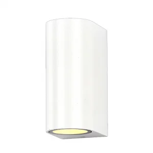 Aplică LED Perete Aluminiu Albă 2xGU10 35W IP54 Optonica