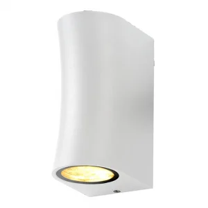 Aplică LED Perete Aluminiu Alb 2xGU10 35W Interior IP54 Optonica