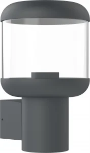 Aplică Perete Exterior E27 40W IP54 Aluminiu Negru Optonica