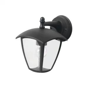 Aplică LED Exterior E27 Matt Black Orientare Jos IP44 Optonica