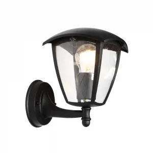 Aplică LED Exterior E27 Neagră Mat Montaj Sus 60W IP44 Optonica