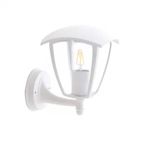 Aplică LED Exterior E27 Albă Mat 60W IP44 Optonica