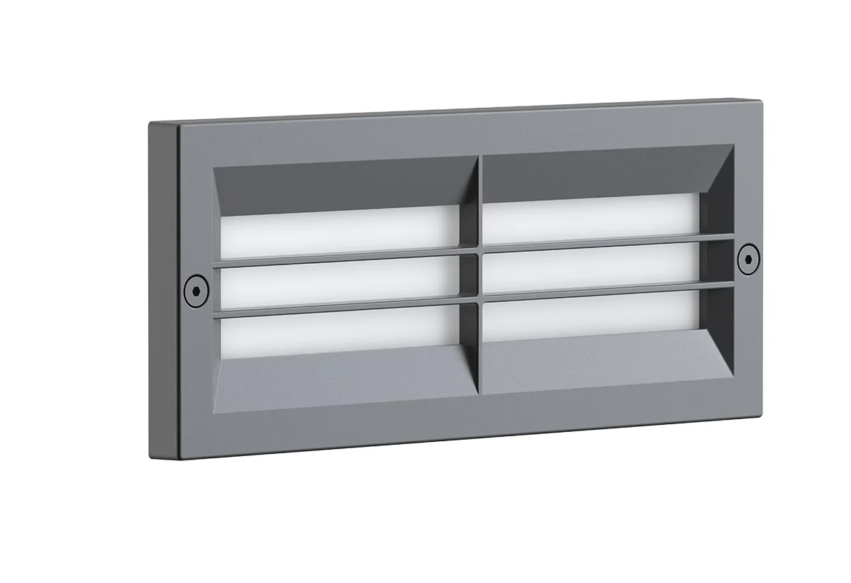 Aplică LED Perete E27 40W IP54 Aluminiu Gri Exterior-Interior Optonica