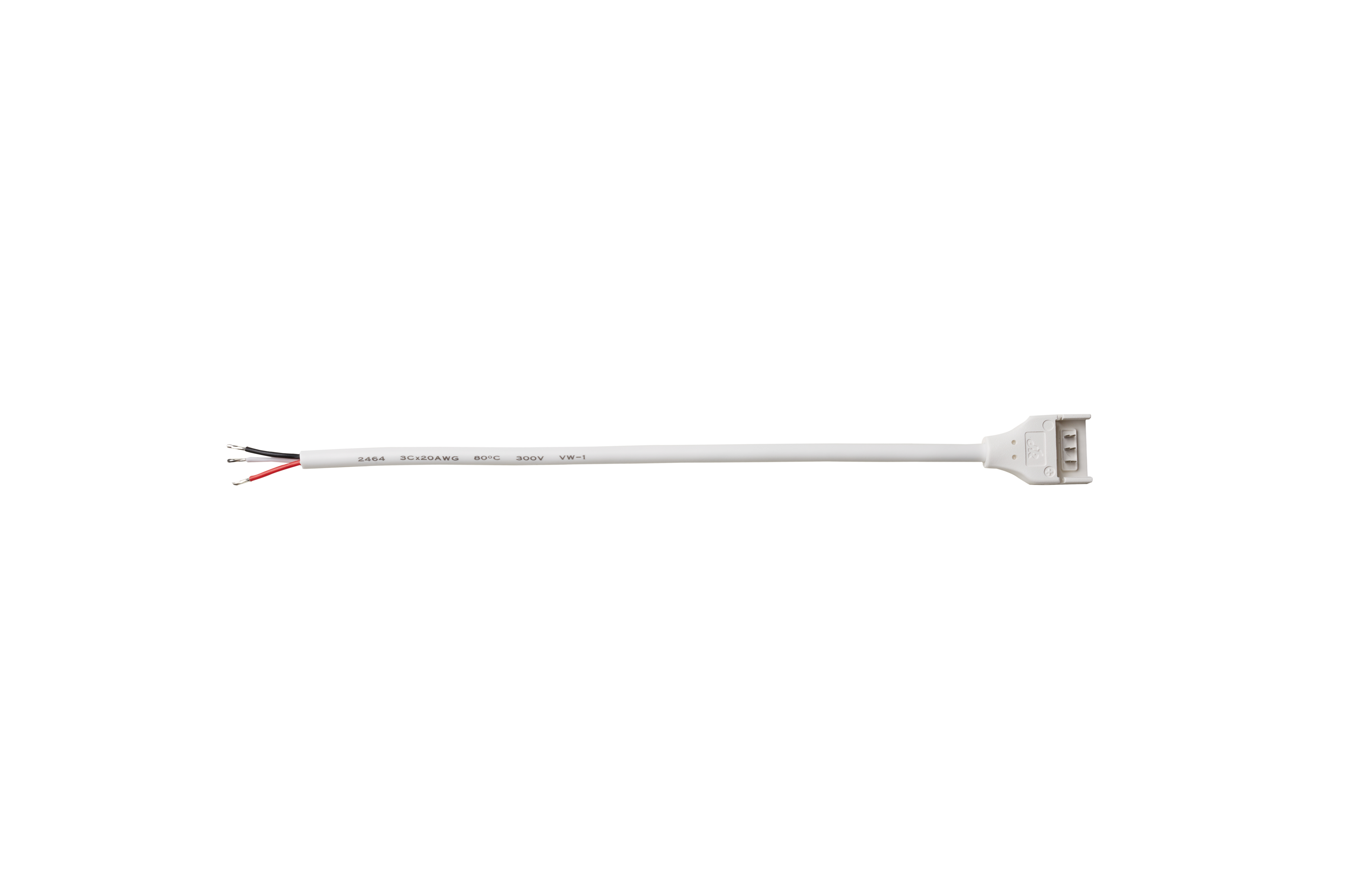 Conector Etanș IP65 pentru Bandă LED 10mm 3 Fire 15cm CCT/RGB Optonica